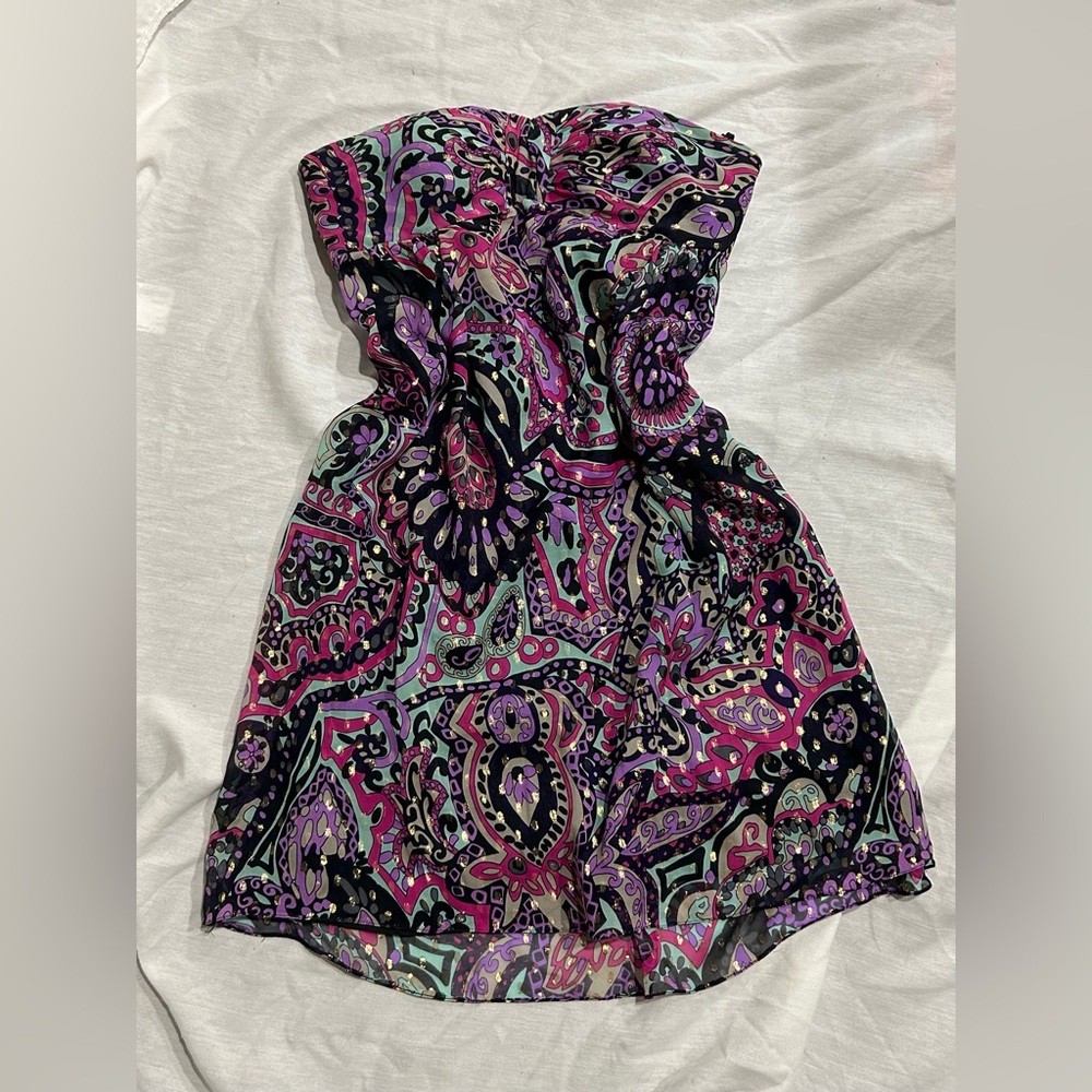 Vintage y2k silk tibi dress size 12